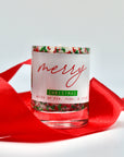 Mini Merry Christmas Candle