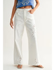 Feel the Whimsy Embroidered Pants