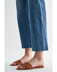 Coffee Run Mid Rise Straight Jeans