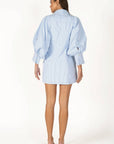 Boss Babe Pinstripe Mini Dress
