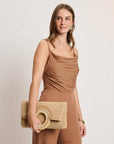 Tessa Clutch-Natural