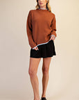 Falling Leaves Sweater-Camel