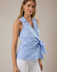 Sunlit Wrap Tie Top