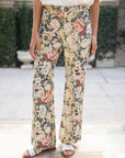 Floral Tale Wide Leg Pants