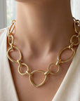 Glow Hoop Chain Necklace