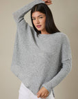 Love Luxe Knit Top-Gray