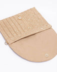 Beach Time Straw Envelope Clutch