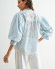 Angel Whisper Eyelet Top