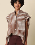 Hunter Stripe Oversized Top