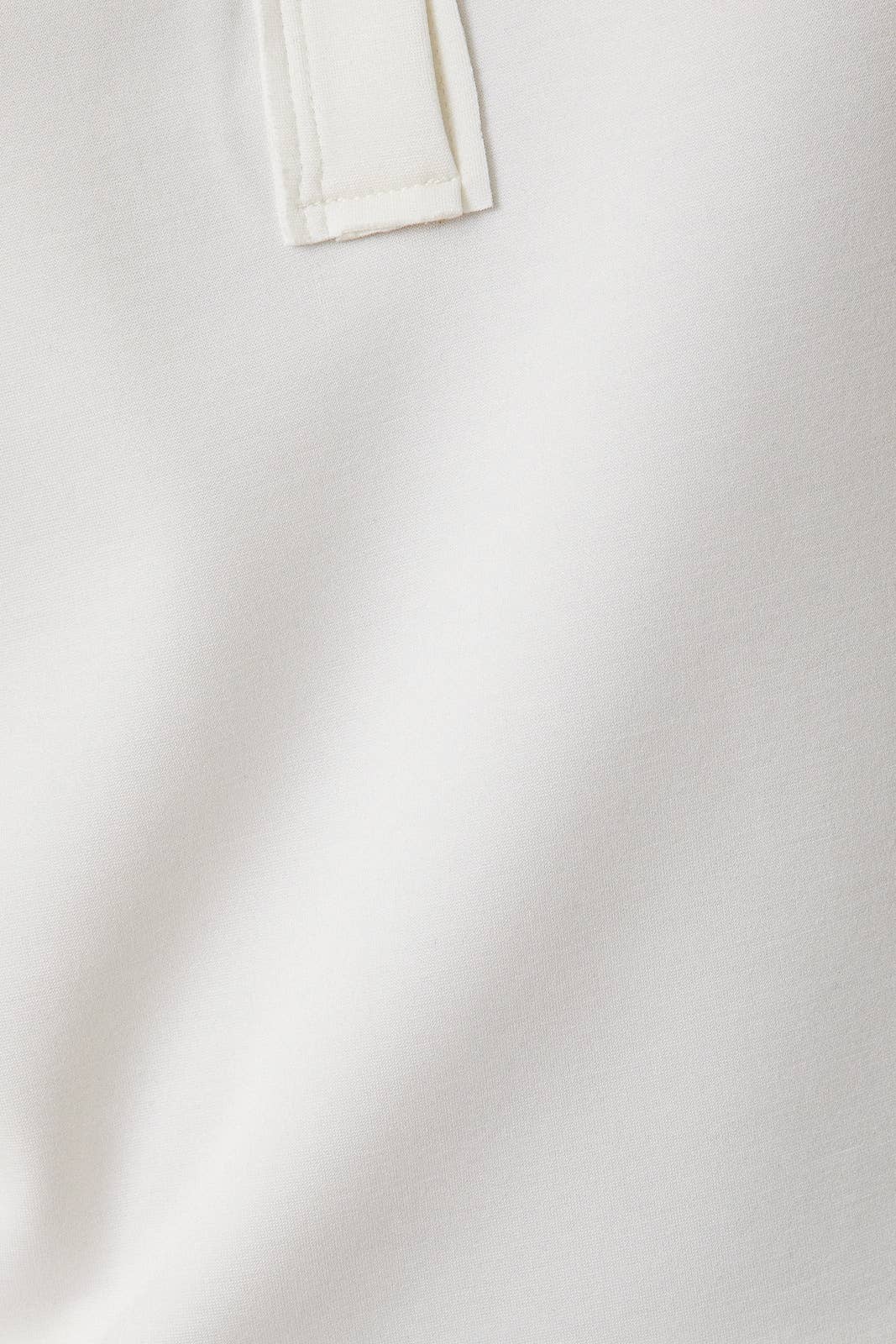 Office Chic Polo Top-Off White