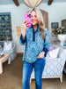 Paisley Days Top-Slate Blue