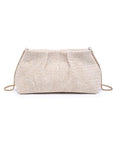 Breeze Woven Clutch-Coral