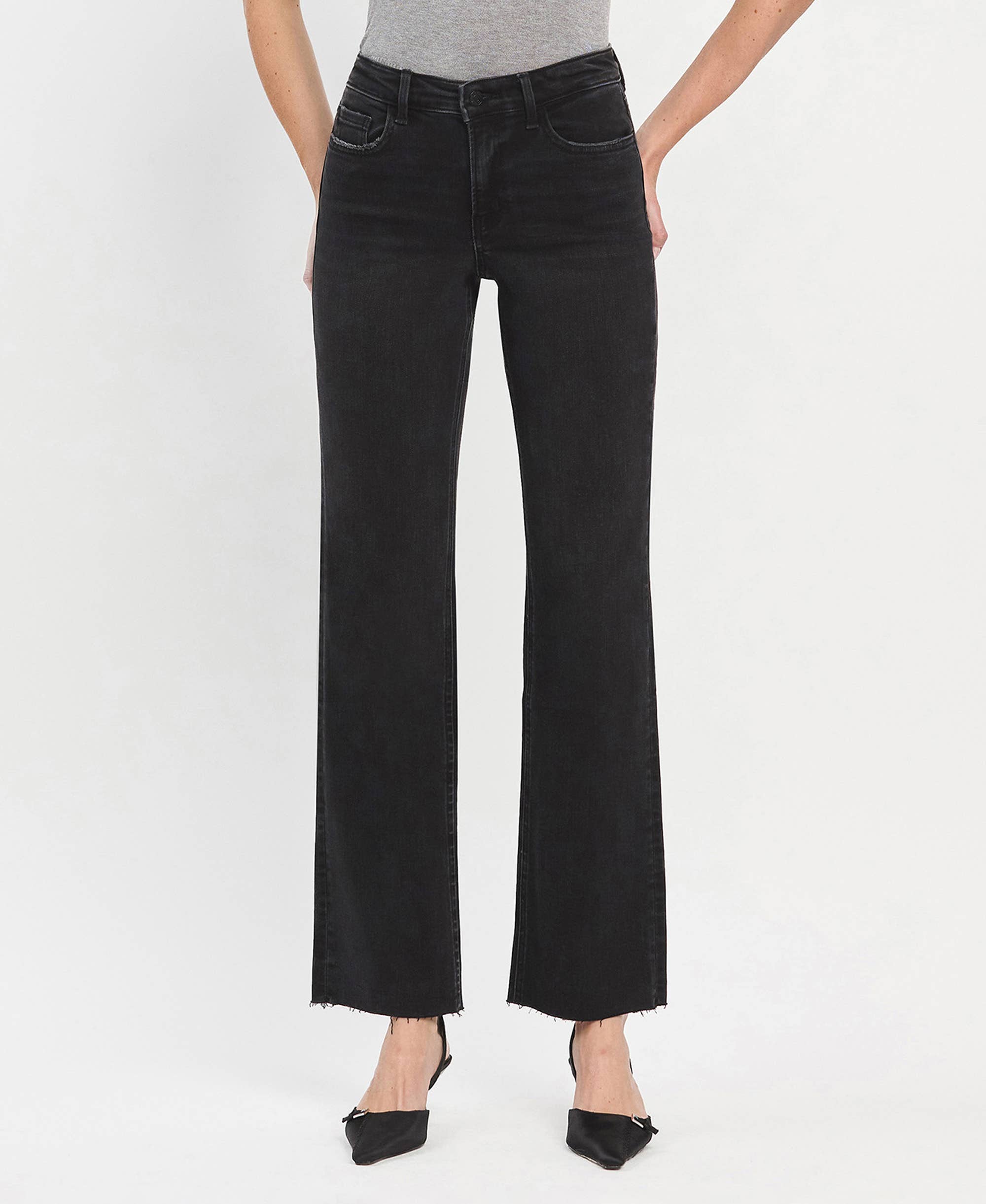 Onyx Wide Leg Jeans