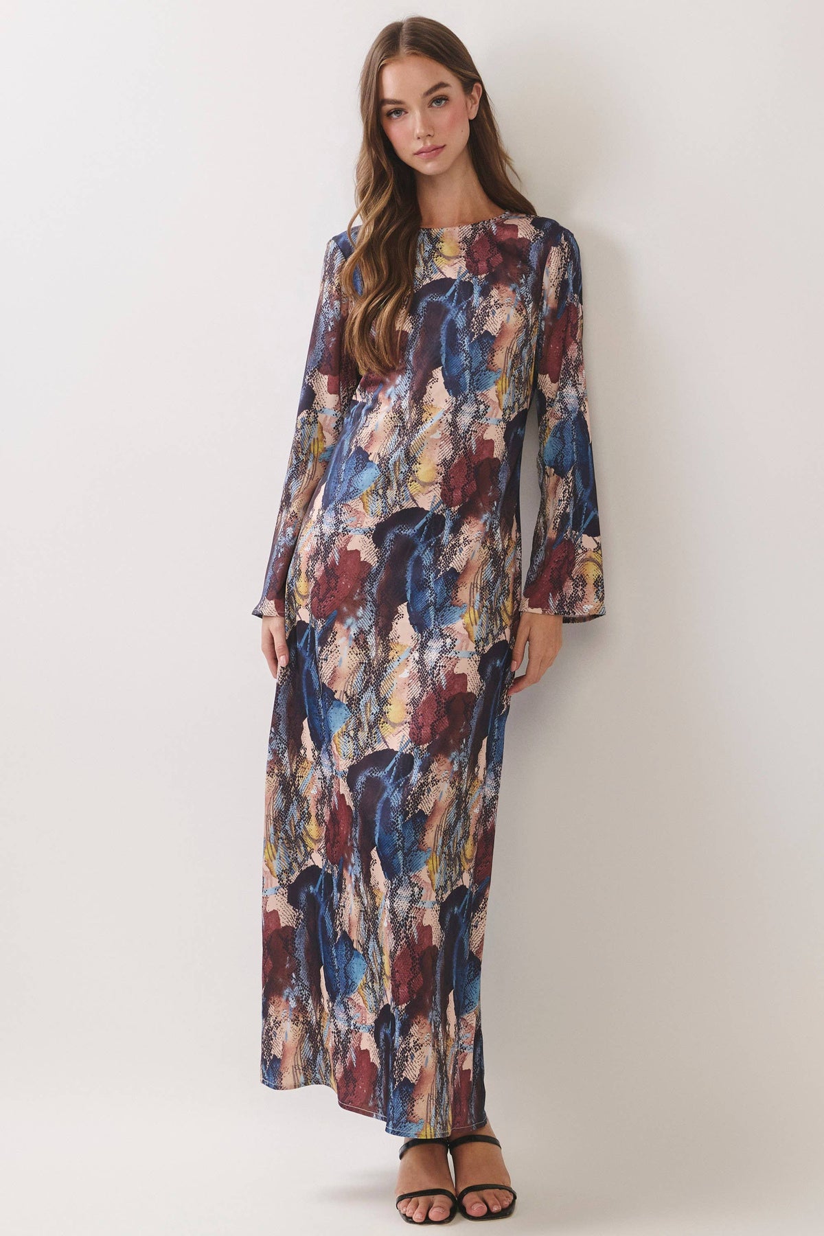 Serpent Sunset Maxi Dress
