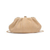 Triana Straw Frame Clutch- Natural