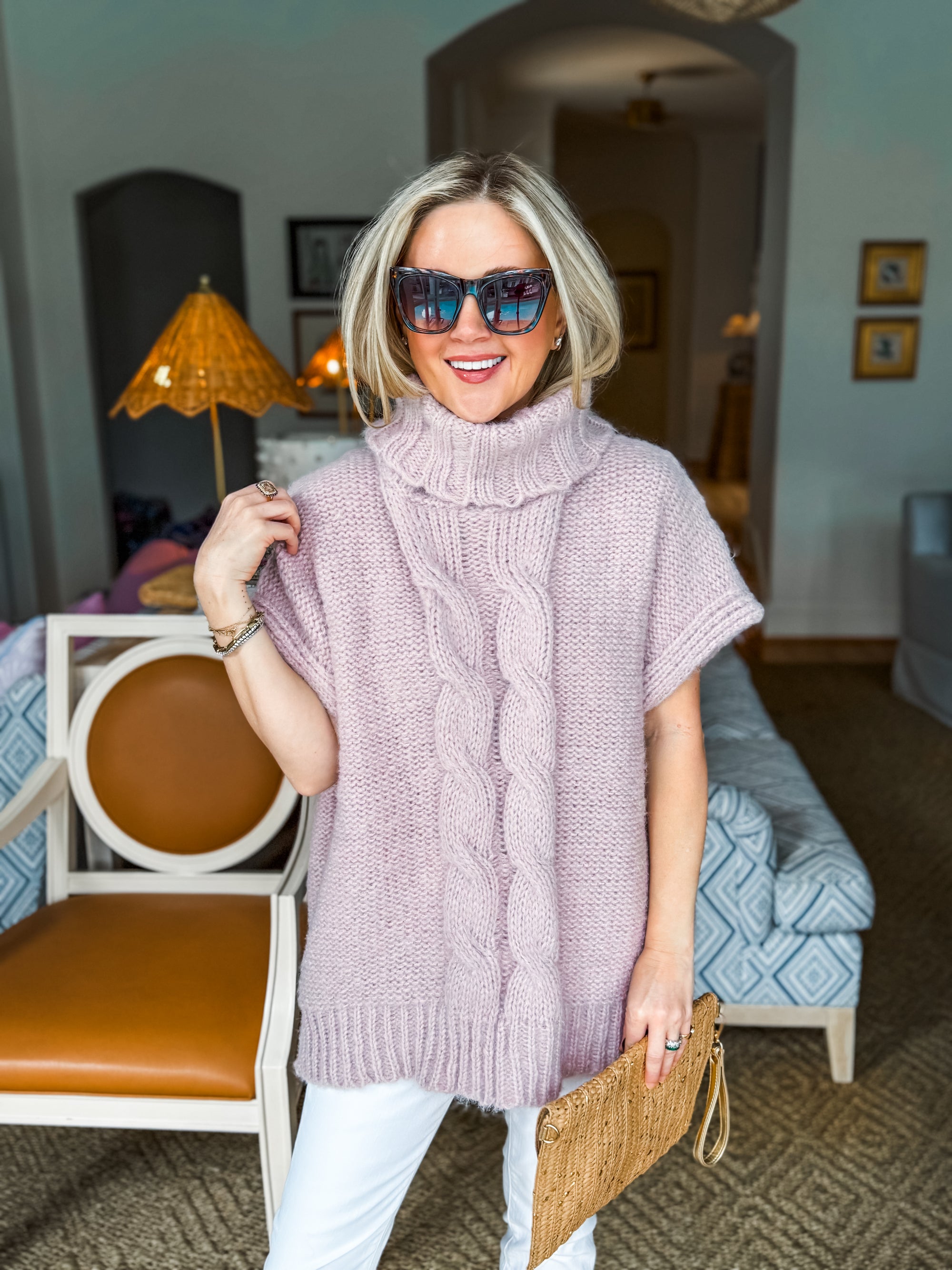 City Snowfall Sweater Vest