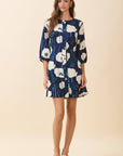Poppy Motif Dress