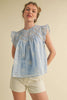English Garden Eyelet Top