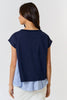School Girl Asymmetrical Top