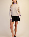 Falling Leaves Sweater-Beige
