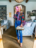 Garden Motif Floral Top