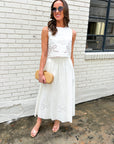 Seaside Scallop Skirt Set