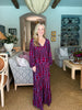 Art Opening Abstract Maxi Dress