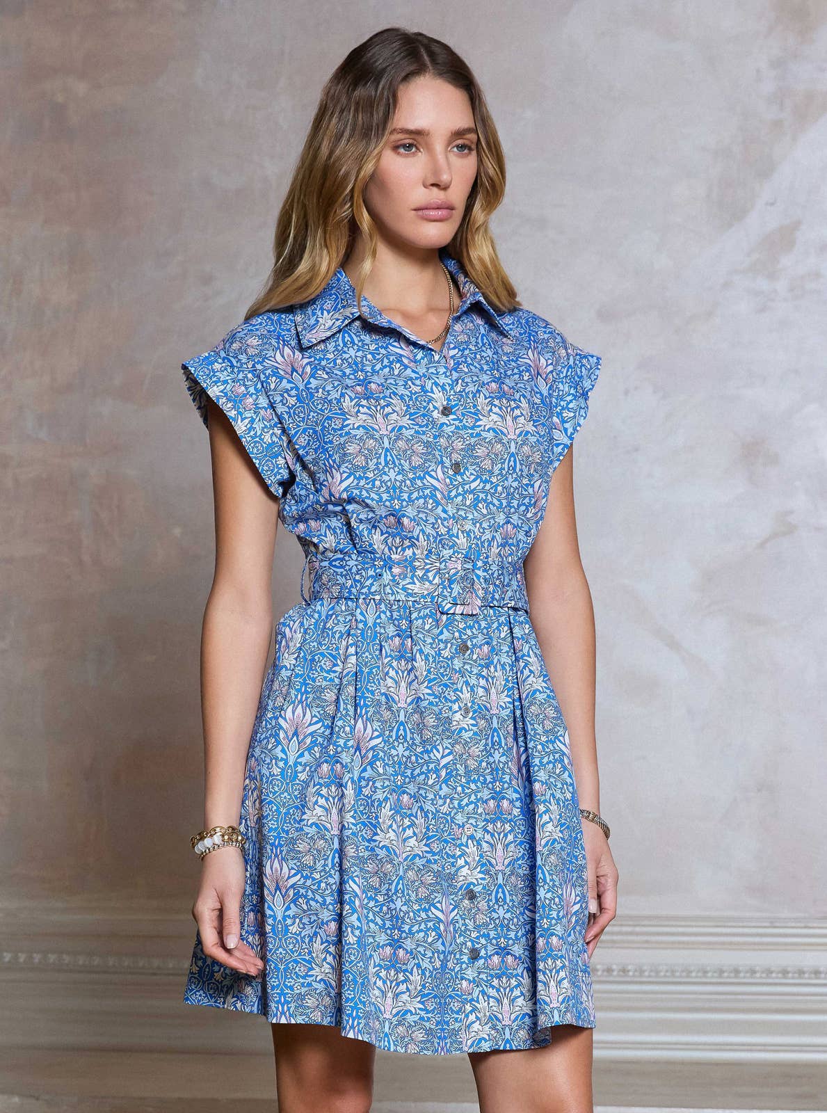 Olivia in Bloom Shirt Dress