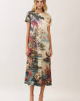Floral Vista Midi Dress