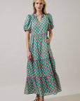 Gercy Abstract Maxi Dress