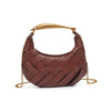 Ursula Woven Crossbody- Espresso