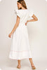 In the Clouds Midi Dress-Off White