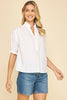 My Type Poplin Top-Off White