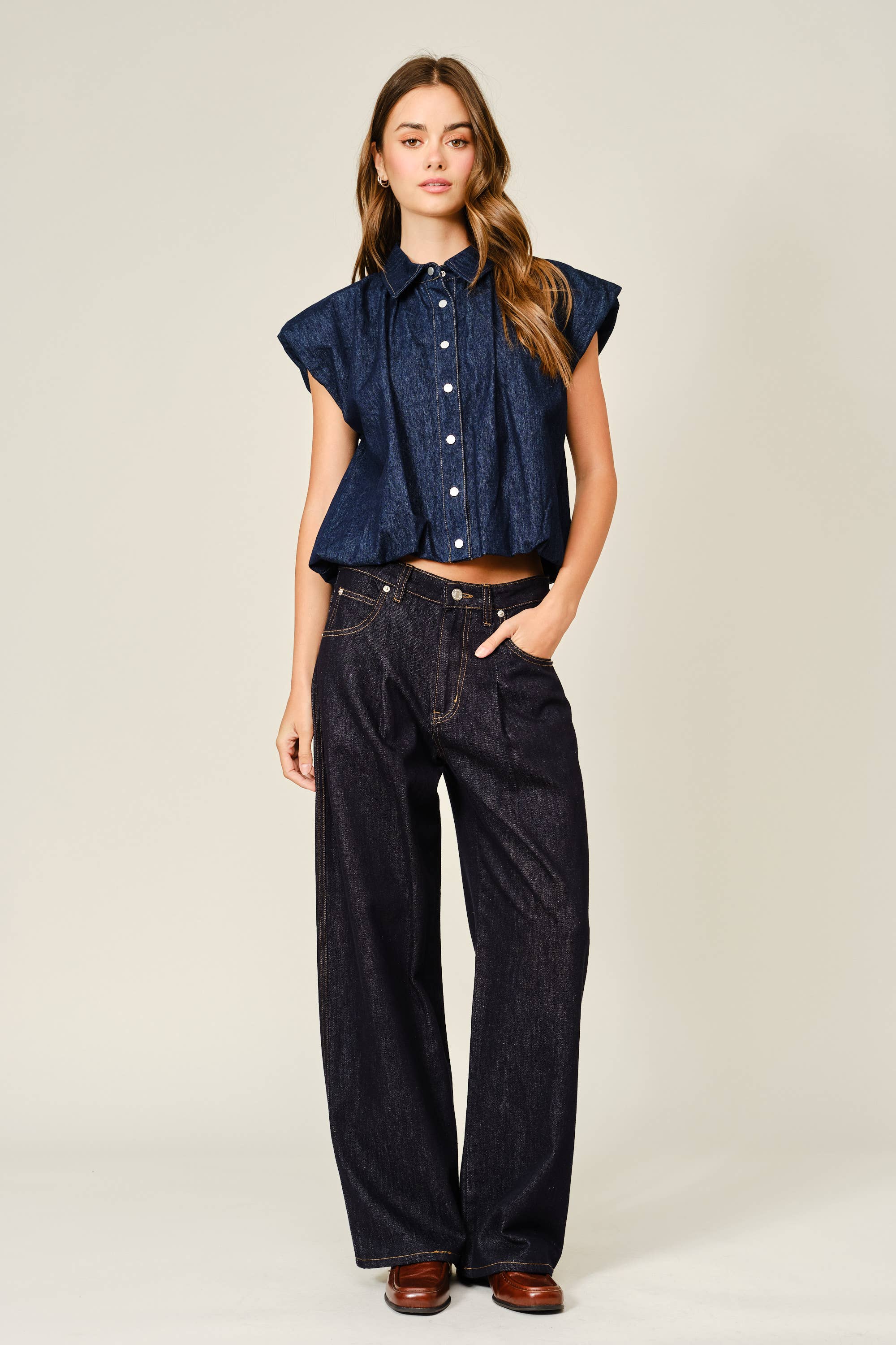 Twilight Denim Top