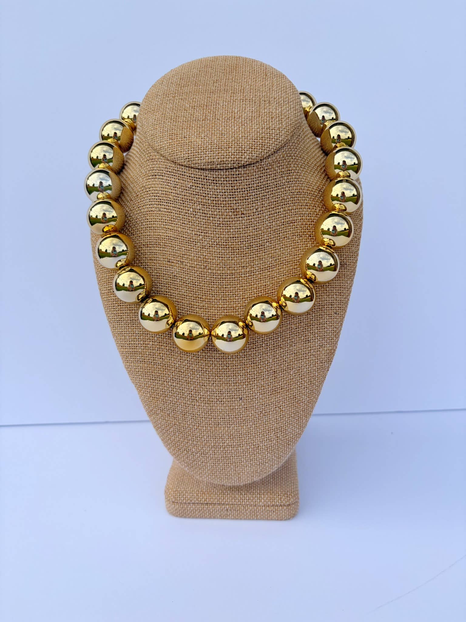 Gold Bauble Necklace