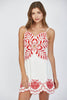 Seaside Stroll Embroidered Dress