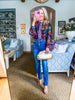 Garden Motif Floral Top
