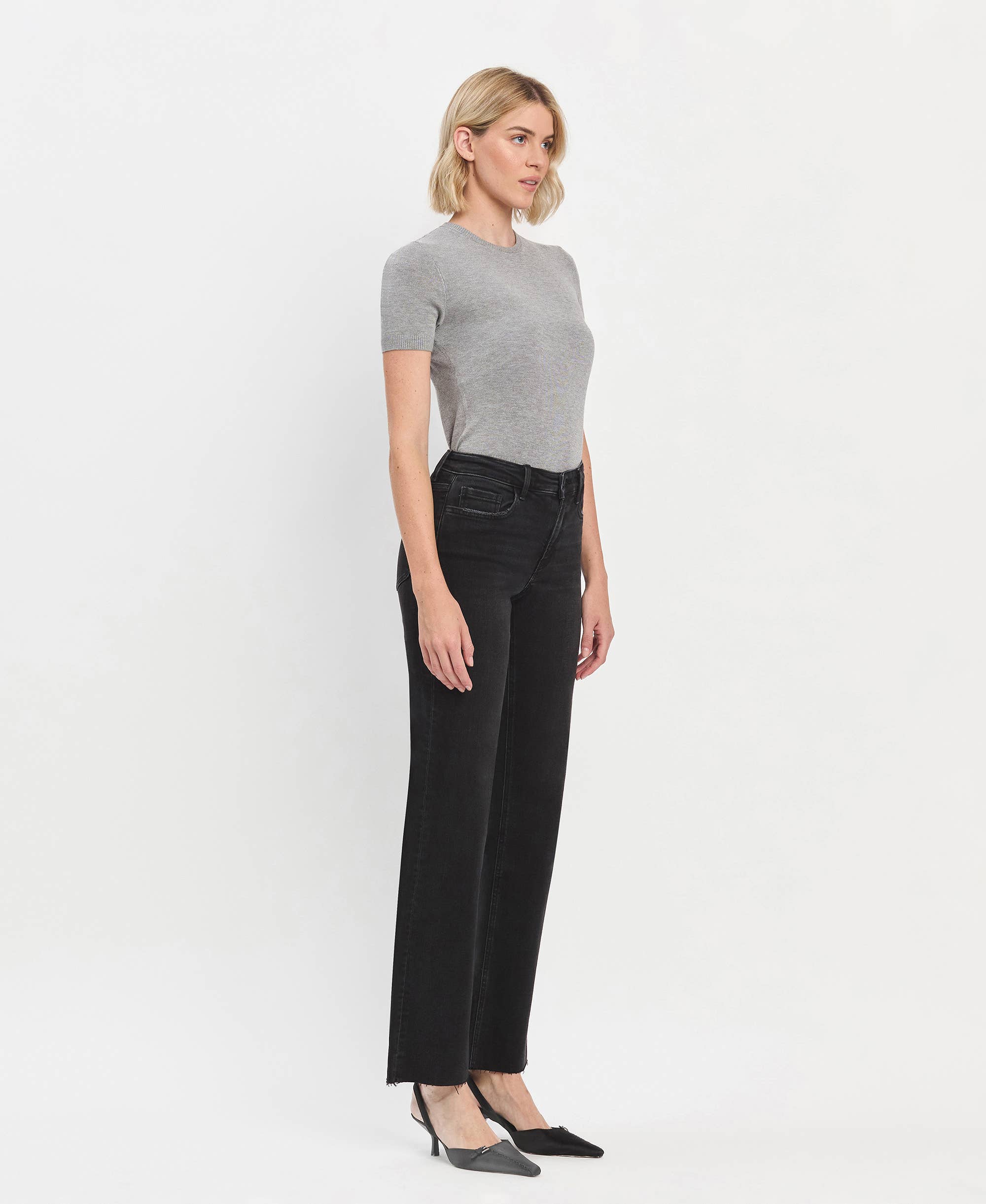 Onyx Wide Leg Jeans