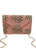 Sunburst Beaded Envelope Clutch