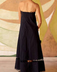 Summer Glam Strapless Dress-Black