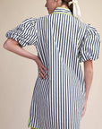 Madeline Stripe Mini Dress