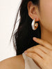 Classic Pearl Hoop Earring