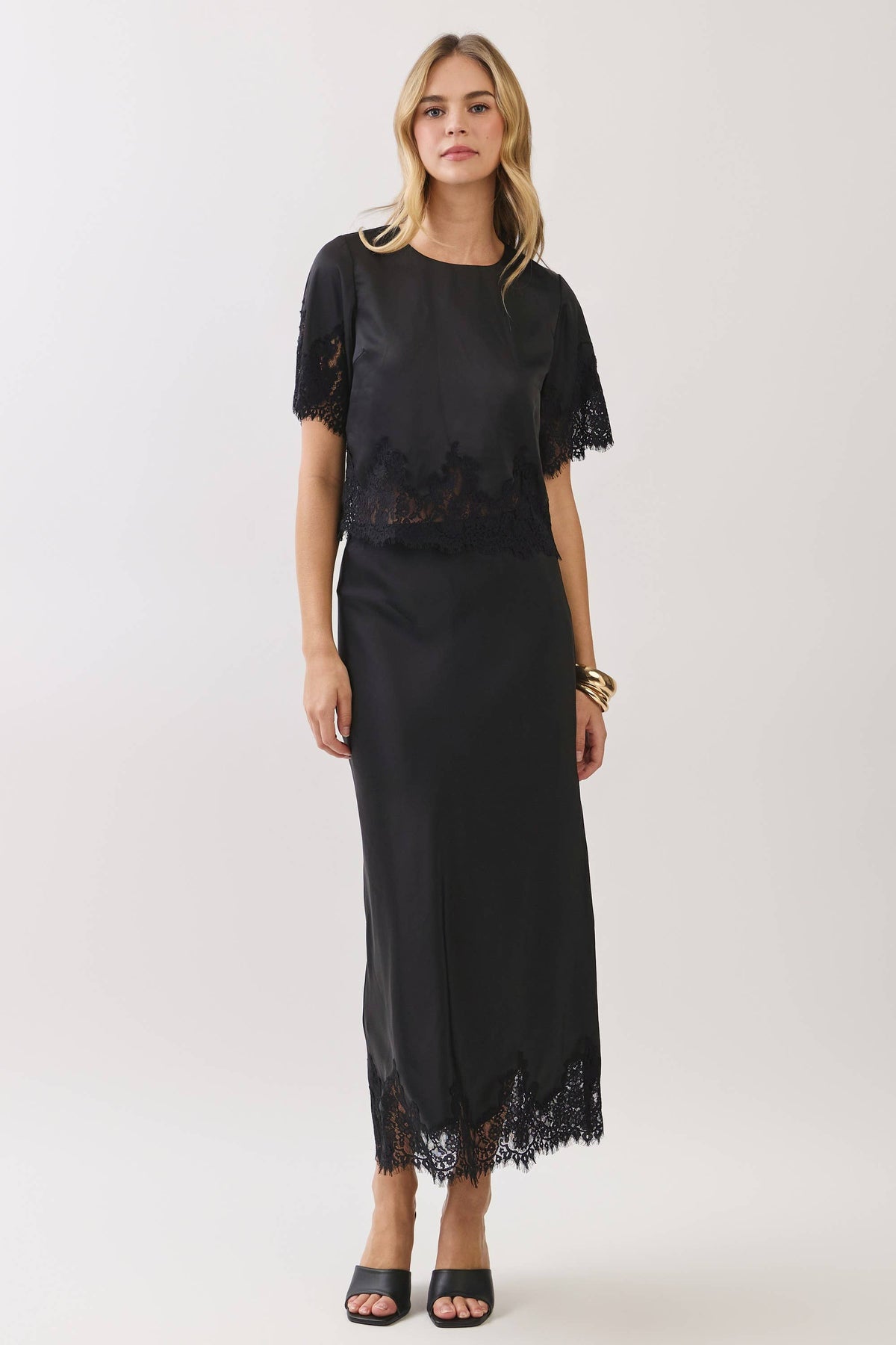 Soft Romance Satin Top