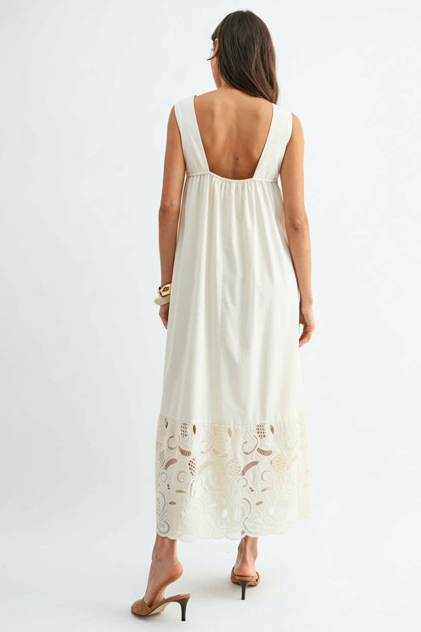 Desert Breeze Lace Maxi Dress