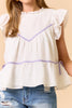 Just Charming Ruffled Top