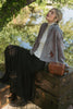 Horse Knit Sweater-Dark Gray