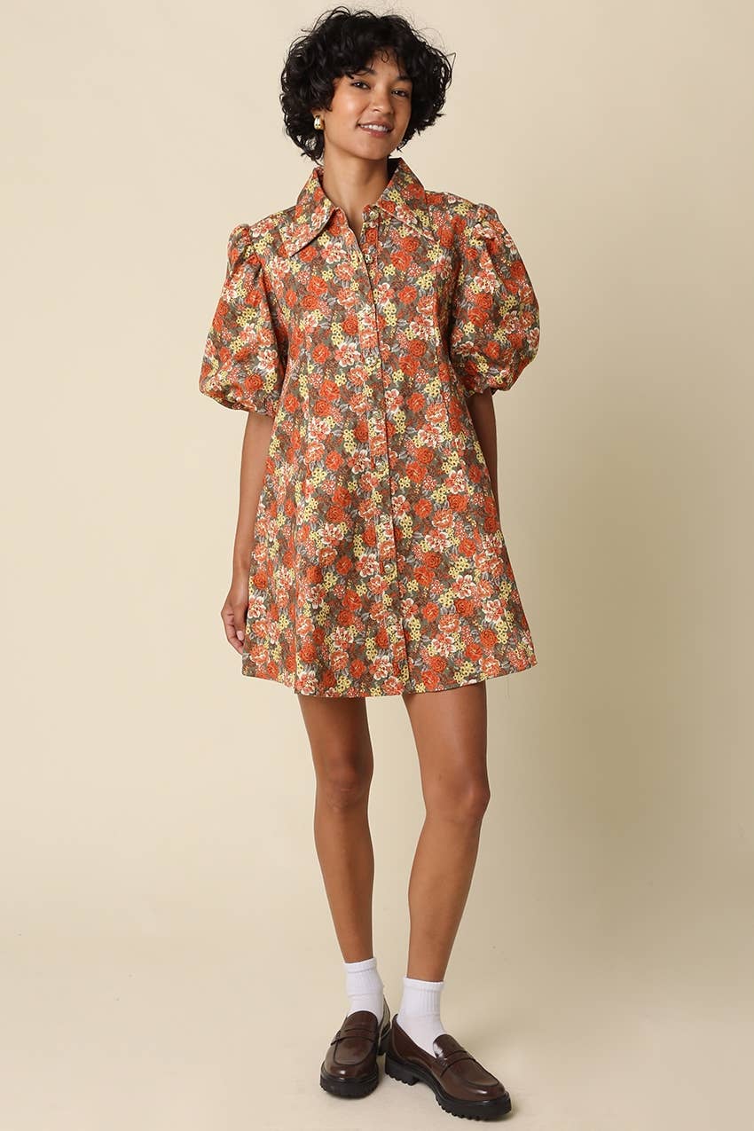 Maple Harvest Mini Dress