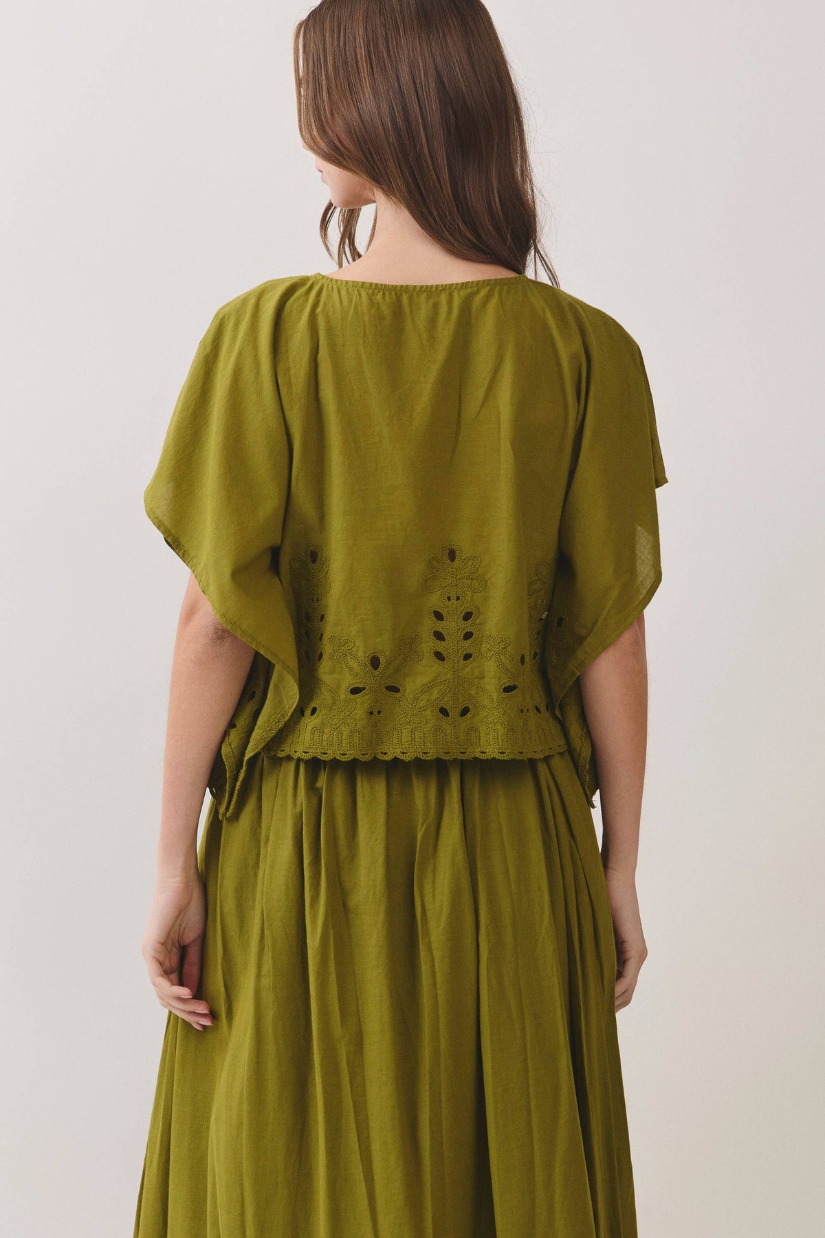 Georgina Eyelet Embroidered Top