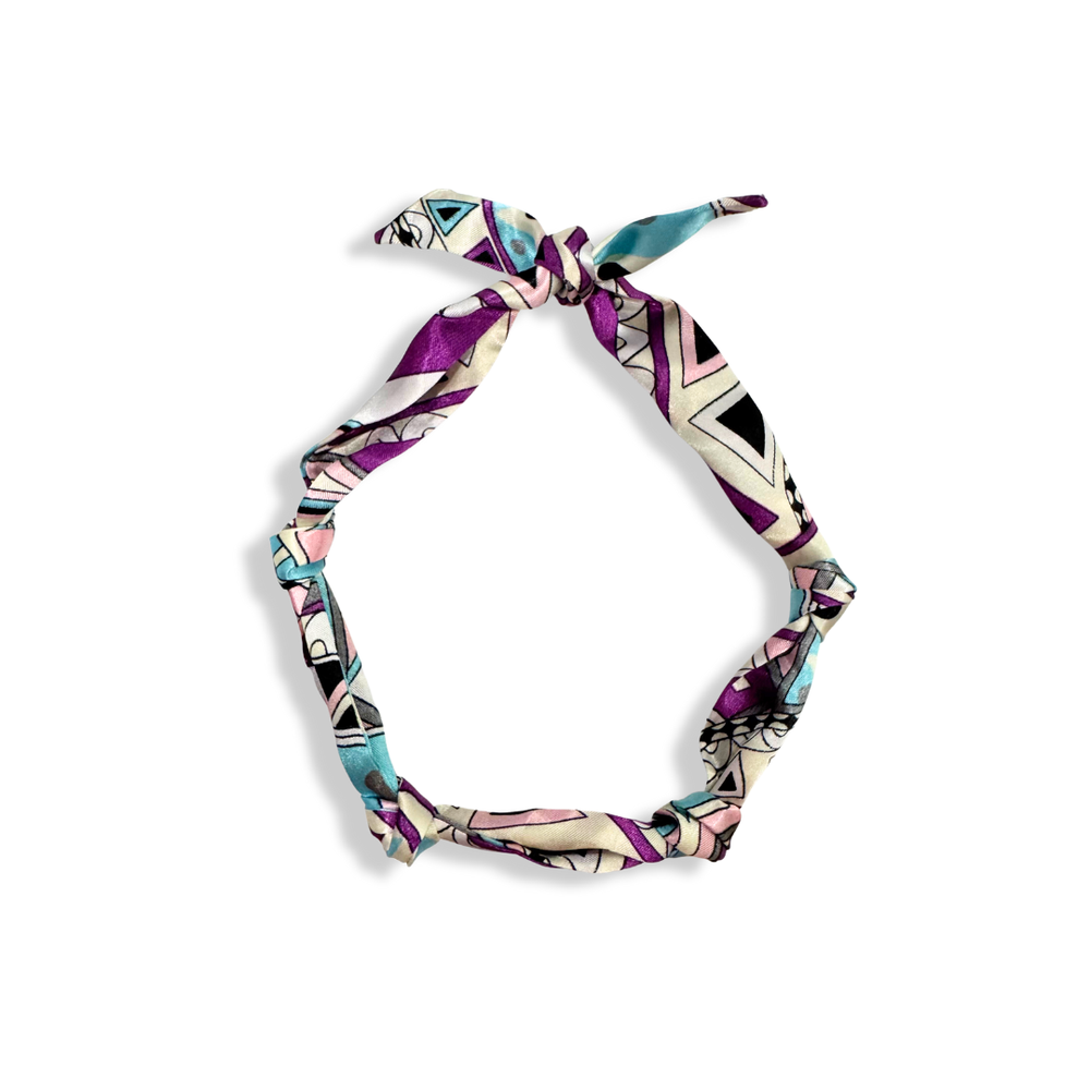 Purple Pink Teal Abstract Scarf