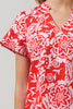 Hazen Floral Pleated Top
